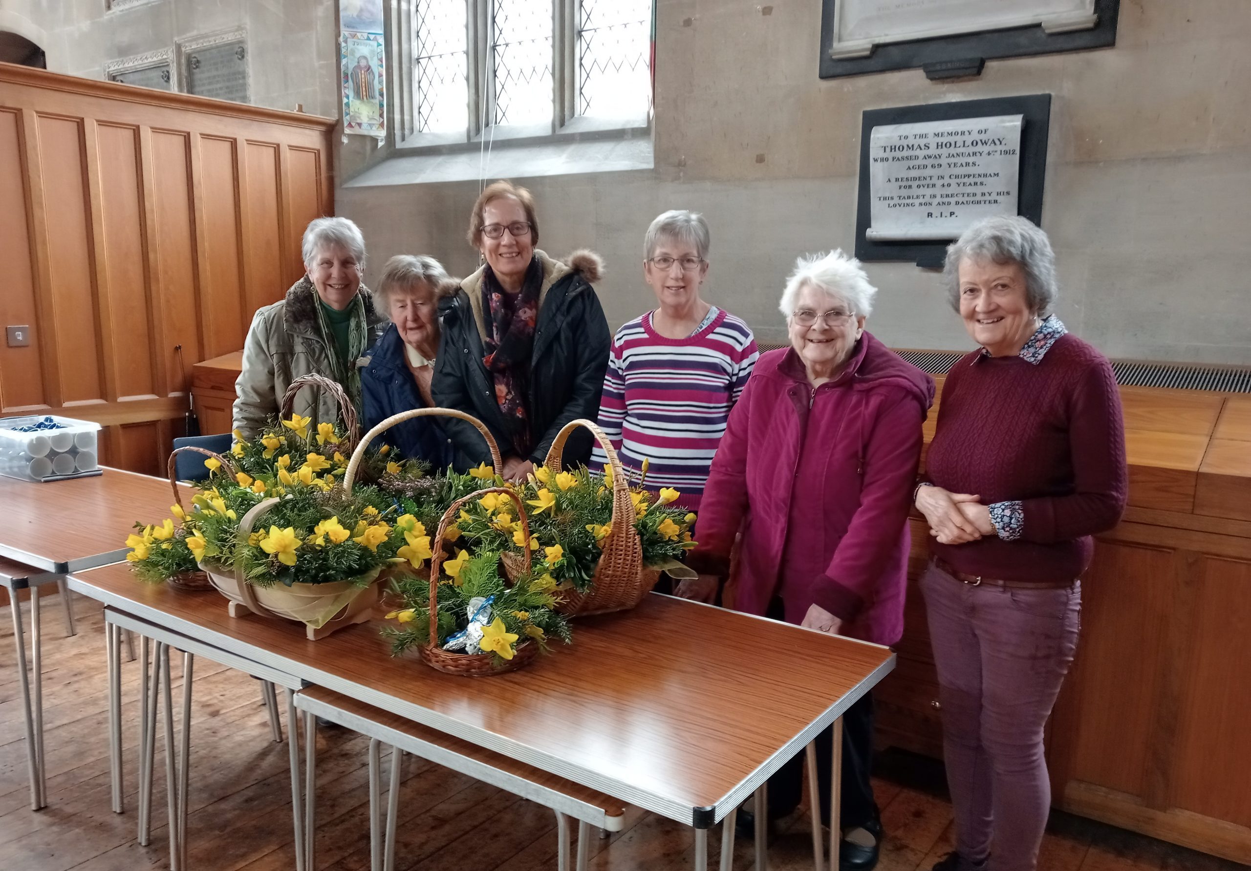 Mother's Union with Posies for Mothering Sunday